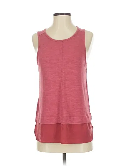 Pre-owned J.crew Factory Store Active Tank Top In Burgundy