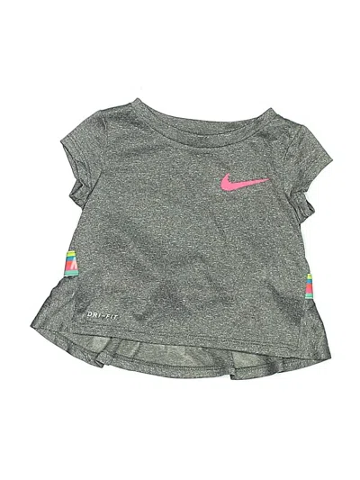 Pre-owned Nike Babies' Short Sleeve T-shirt In Gray