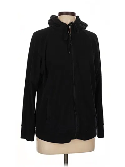 Pre-owned Uniqlo Zip Up Hoodie In Black
