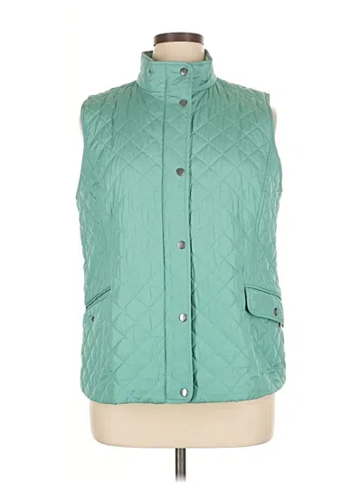 Pre-owned Talbots Vest In Blue