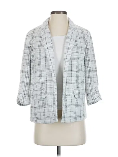 Pre-owned Elle Blazer Jacket In Gray