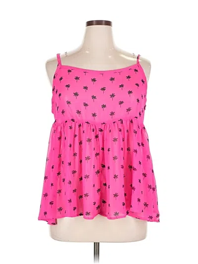 Pre-owned Torrid Sleeveless Blouse In Pink