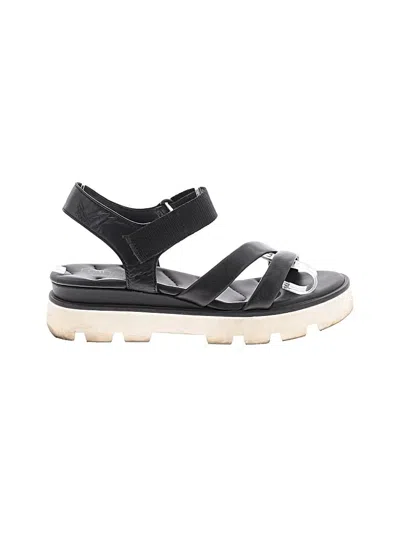 Pre-owned Franco Sarto Sandals In Black