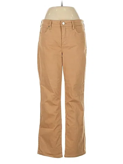 Pre-owned Nydj Khaki Pant In Brown