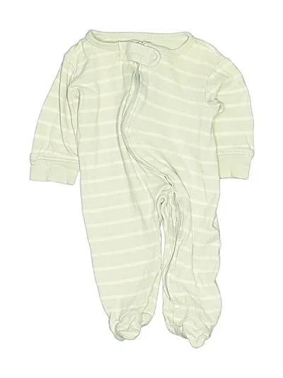 Pre-owned Touched By Nature Babies' Long Sleeve Onesie In Green