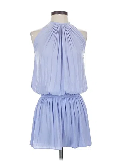 Pre-owned Ramy Brook Cocktail Dress In Blue
