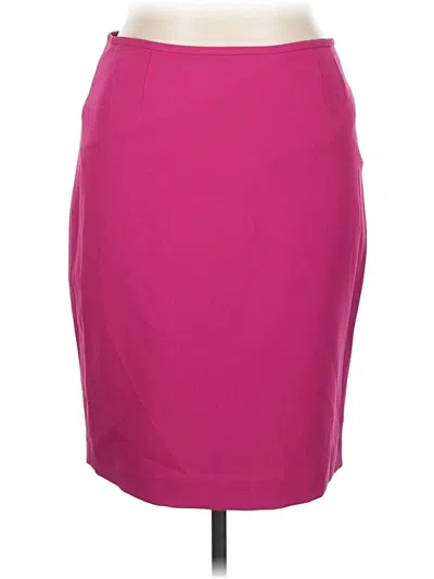 Pre-owned Le Suit Formal Skirt In Pink