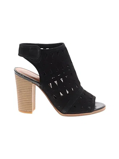 Pre-owned 14th & Union Heels In Black