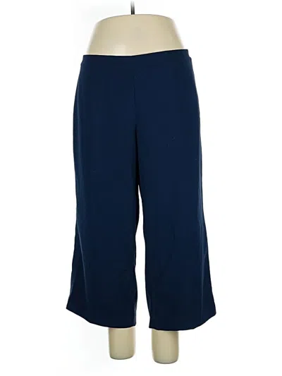 Pre-owned Lands' End Active Pants In Blue