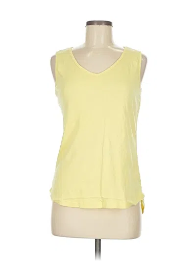 Pre-owned Talbots Sleeveless T-shirt In Yellow