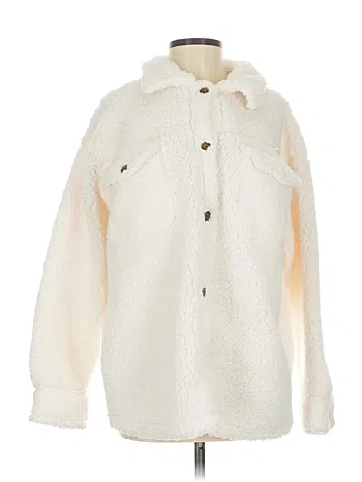 Pre-owned 32 Degrees Fleece Jacket In White