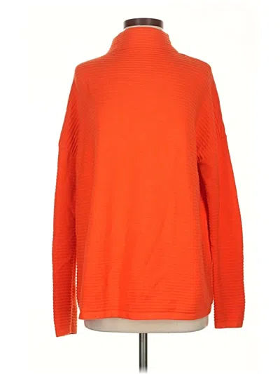 Pre-owned French Connection Turtleneck Sweater In Orange