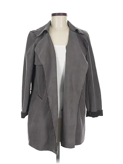 Pre-owned T Tahari Jacket In Gray