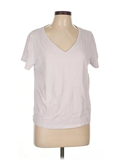 Pre-owned Old Navy Short Sleeve Top Gray V Neck Tops