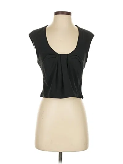 Pre-owned L'academie Los Angeles Sleeveless Blouse In Black
