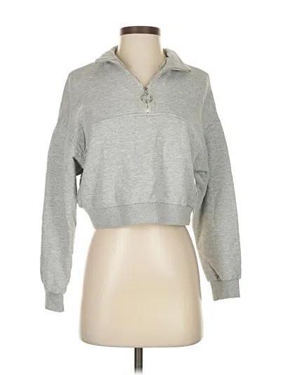 Pre-owned Princess Polly Sweatshirt In Gray