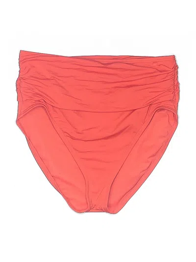 Pre-owned Carmen Marc Valvo Swimwear Swimsuit Bottoms In Orange