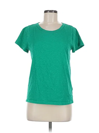 Pre-owned J.crew Factory Store Active T-shirt In Green