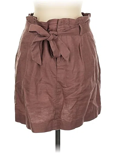 Pre-owned Ann Taylor Loft Casual Skirt In Brown