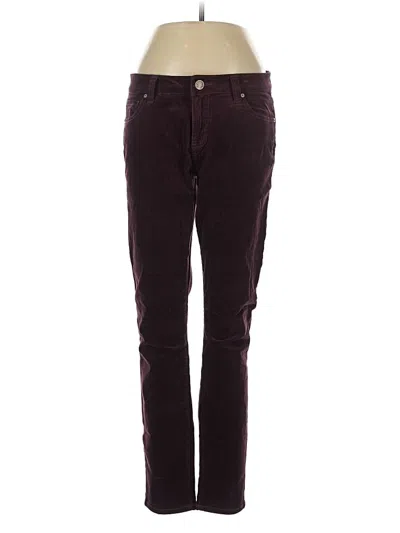 Pre-owned Cabi Casual Pants In Burgundy