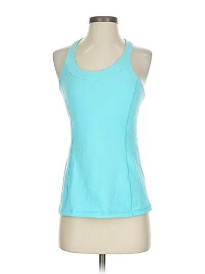 Pre-owned Lululemon Athletica Active Tank Top In Blue