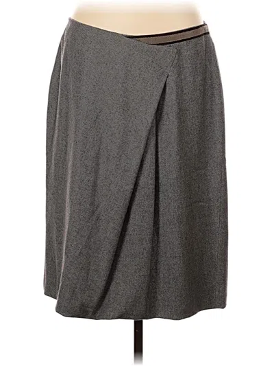 Pre-owned Voyage By Marina Rinaldi Casual Skirt In Gray