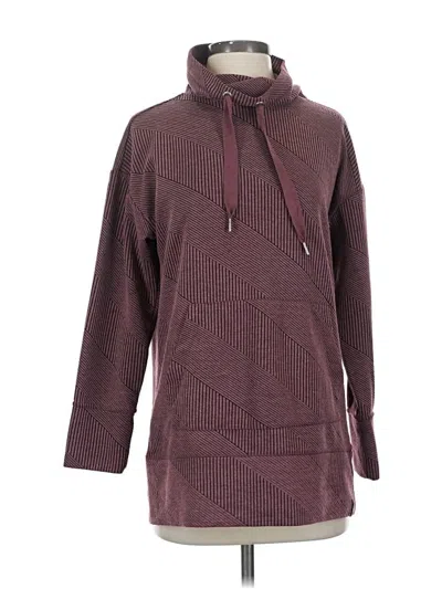 Pre-owned Free Country Pullover Sweater In Burgundy