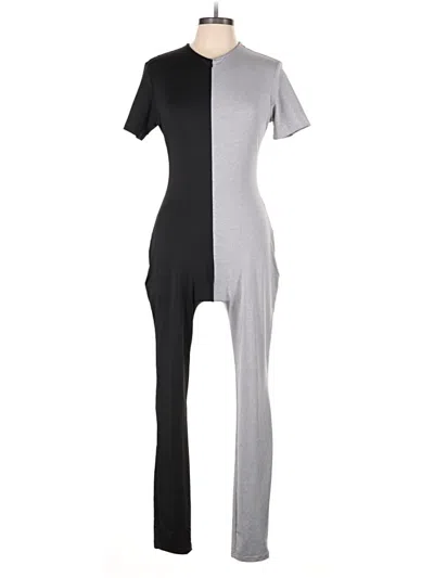 Pre-owned Assorted Brands Jumpsuit In Gray