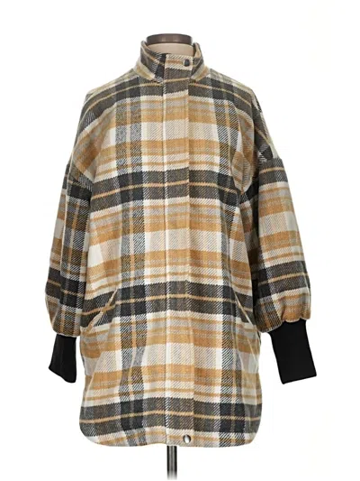 Pre-owned Bb Dakota By Steve Madden Coat In Gold