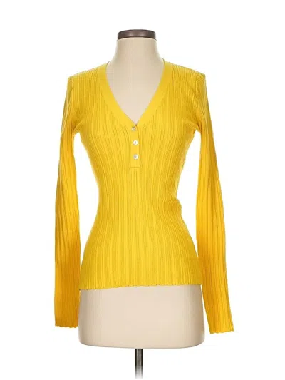 Pre-owned Sundance Long Sleeve T-shirt In Yellow