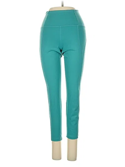 Pre-owned Girlfriend Collective Active Pants In Blue