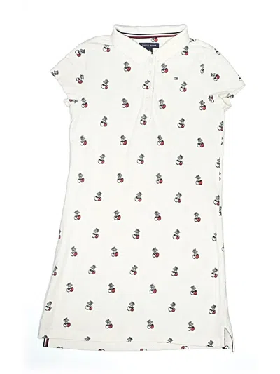 Pre-owned Tommy Hilfiger Kids' Dress In White