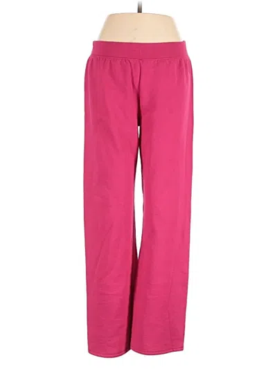 Pre-owned Hanes Casual Pants In Pink