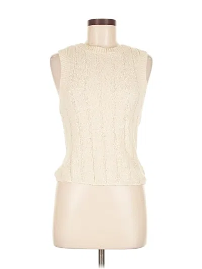 Pre-owned Z Supply Sleeveless T-shirt In White