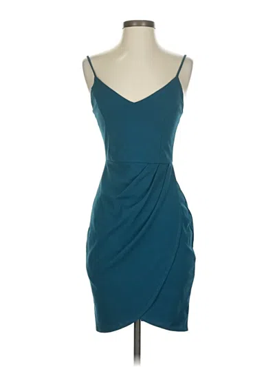 Pre-owned Lulus Cocktail Dress In Blue