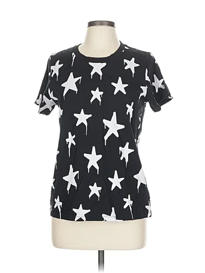 Pre-owned Converse Short Sleeve T-shirt In Black