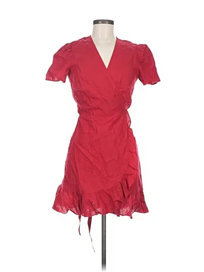 Pre-owned Reformation Cocktail Dress In Red