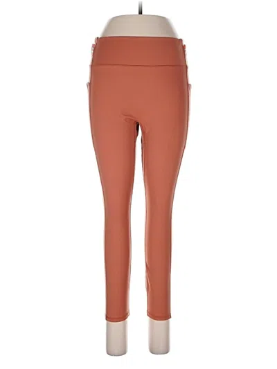 Pre-owned Motion 365 Made By Fabletics Active Pants In Orange