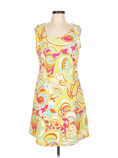 Pre-owned Ronni Nicole Casual Dress In Yellow