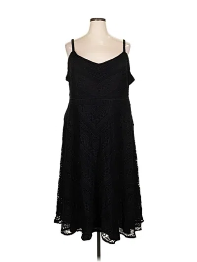 Pre-owned Torrid Casual Dress In Black