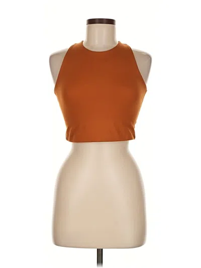 Pre-owned Girlfriend Collective Active Tank Top In Orange