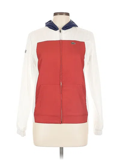 Pre-owned Lacoste Sport Track Jacket In Red