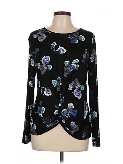 Pre-owned Thakoon Long Sleeve Blouse In Black