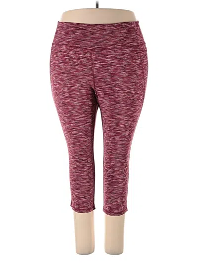Pre-owned Livi Active Pants In Red