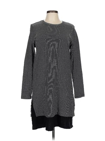 Pre-owned Jjill Casual Dress In Gray