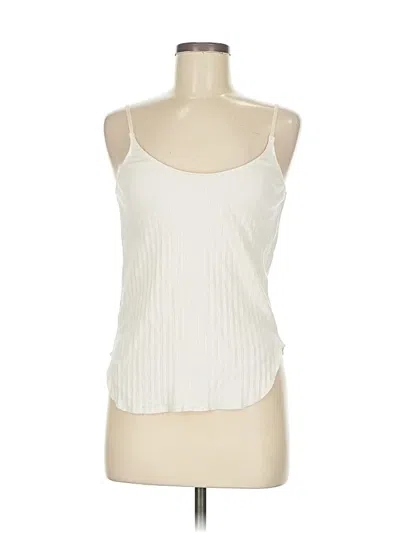 Pre-owned Moussy Vintage Tank Top Ivory Strapless Neckline Tops In White