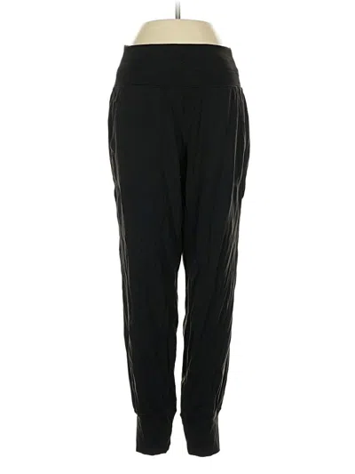 Pre-owned Athleta Track Pants In Black