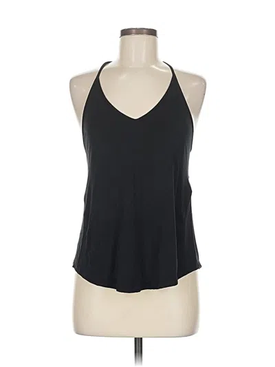 Pre-owned Lululemon Athletica Tank Top Black Halter Neckline Tops