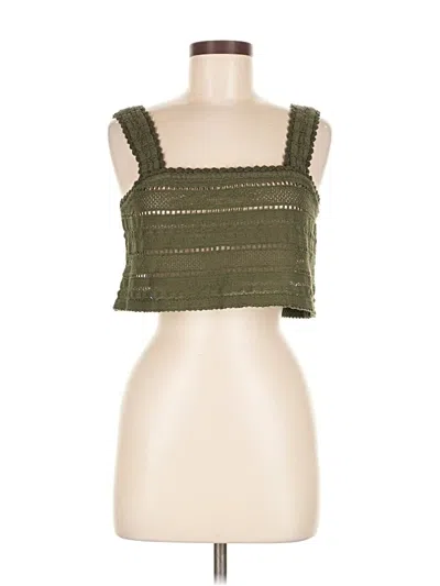 Aerie Sleeveless Blouse In Green