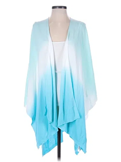 Pre-owned Talbots Cardigan Sweater In Blue